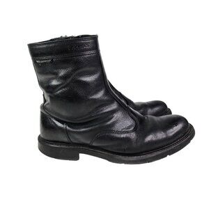 TCX  WP Motorcycle Boots Zip Up Ankle Men's USA Size‎ 12 Black Waterproof 10